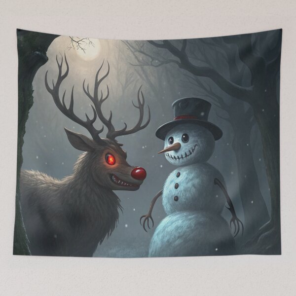 Item preview, Rudolf and Frosty (Spooky Edition) 07 designed and sold by AIfolklore.