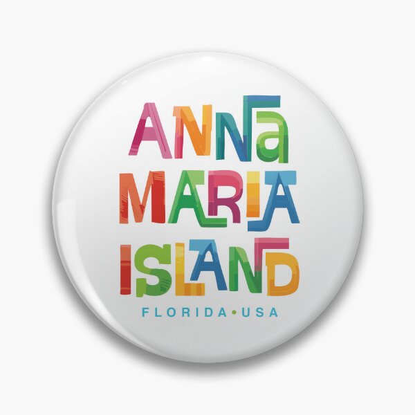 Item preview, Anna Maria Island Florida Retro Tropical Design designed and sold by Futurebeachbum.