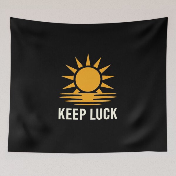 Item preview, Keep Luck Sun Rise Sunset Minimalist Graphic Design designed and sold by LegendsOfLife37.
