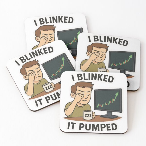 Item preview, I Blinked, It Pumped Trader with Closed Eyes designed and sold by DivinelyAligned8.