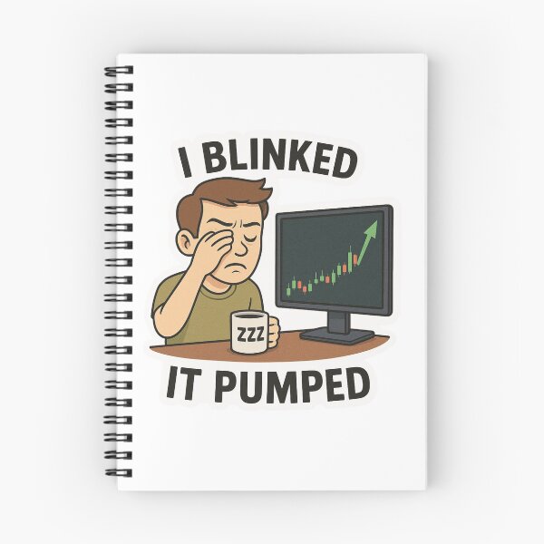 Item preview, I Blinked, It Pumped Trader with Closed Eyes designed and sold by DivinelyAligned8.