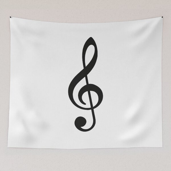 Item preview, Minimal Black Treble Clef designed and sold by DuncanMaxStar .