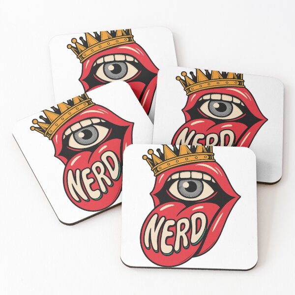 Item preview, NERD Rolling Stones Style Lips Eye Crown Pop Art Graphic designed and sold by LegendsOfLife37.