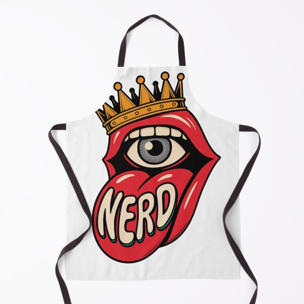 Item preview, NERD Rolling Stones Style Lips Eye Crown Pop Art Graphic designed and sold by LegendsOfLife37.