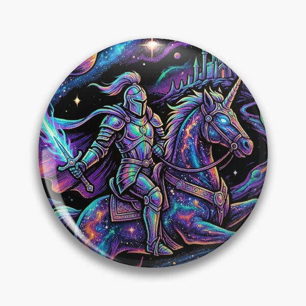 Artikelvorschau, Galaktischer Ritter reitet auf kosmischem Einhorn im Weltraumreich entworfen und verkauft von brexastore.