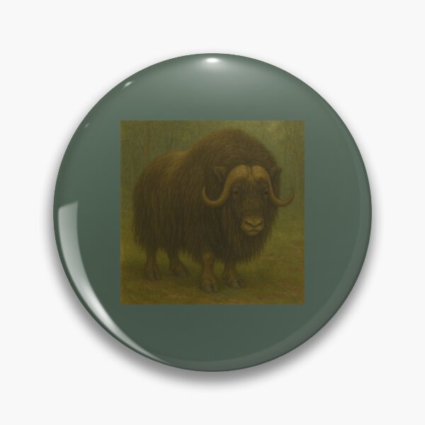 Item preview, Musk Ox Ice Guardian – GeoWild Nature Protector Art designed and sold by GeoWild Designs.