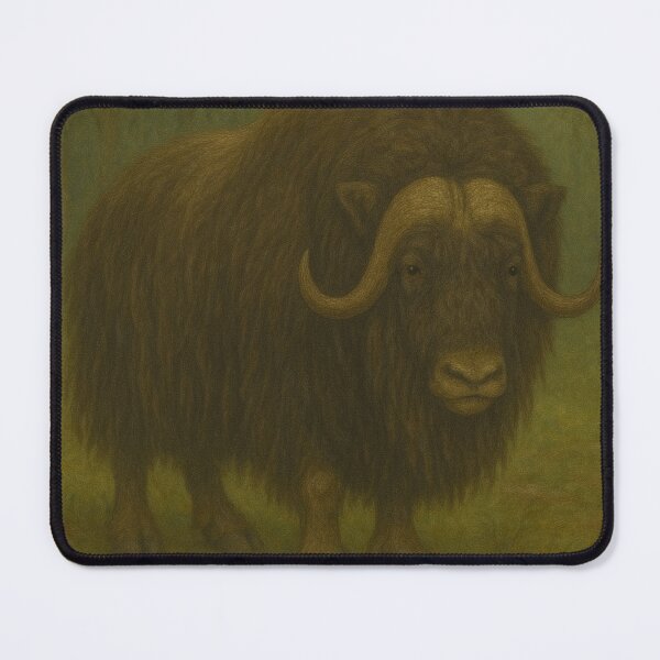 Item preview, Musk Ox Ice Guardian – GeoWild Nature Protector Art designed and sold by GeoWild Designs.