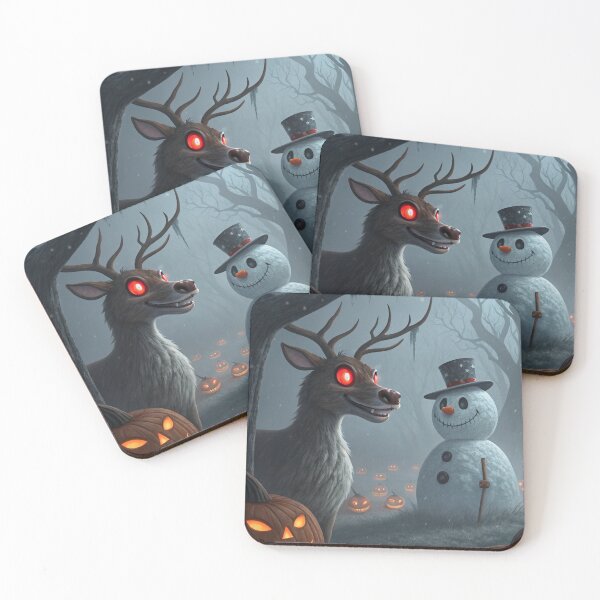 Item preview, Rudolf and Frosty (Spooky Edition) 11 designed and sold by AIfolklore.