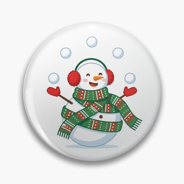 Item preview, Cute Juggling Snowman - Funny Winter Christmas Circus Gift designed and sold by Abdeelol.