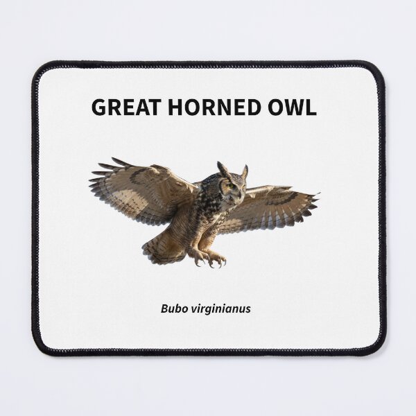 Item preview, Great Horned Owl in Flight designed and sold by The Digital Compass.