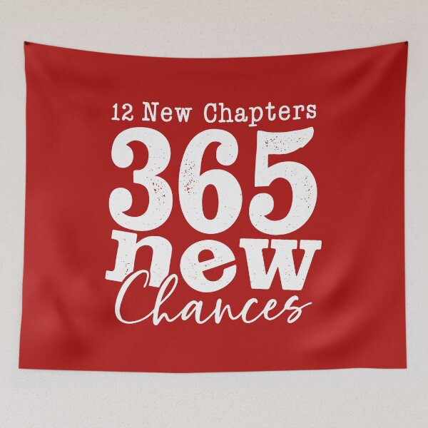 Item preview, Happy New Year – 12 New Chapters 365 New Chances designed and sold by gunaone-design.