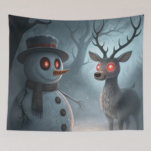 Item preview, Rudolf and Frosty (Spooky Edition) 12 designed and sold by AIfolklore.
