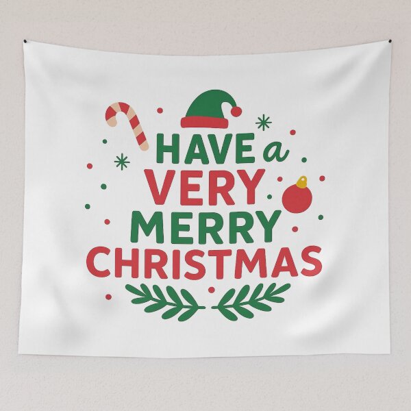 Item preview, Have a Very Merry Christmas – Festive Holiday Typography Design designed and sold by StyleLap.