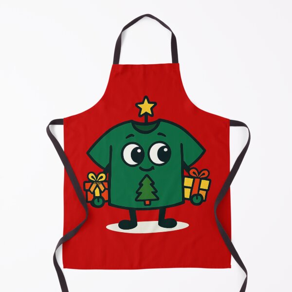 Item preview, Christmas Cheer Tee – Gift-Holding T-Shirt Character designed and sold by DariaCraft.