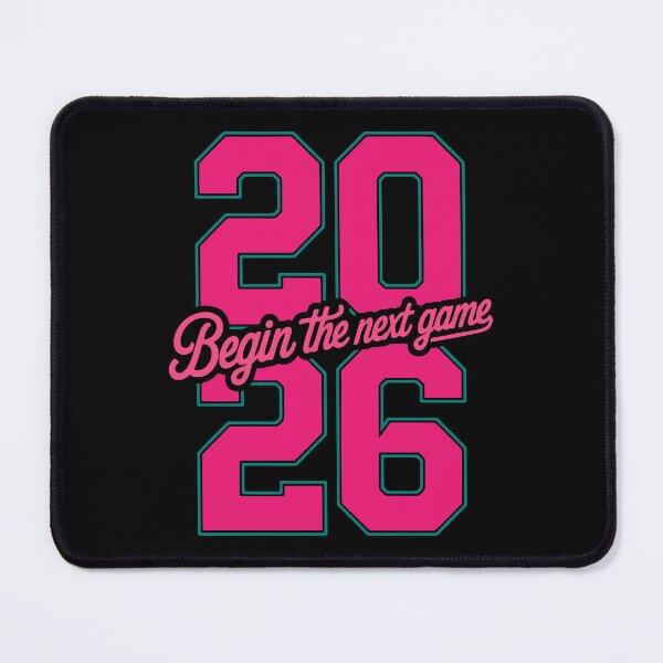 Item preview, Begin the Next Game 2026 - Motivational Varsity Design designed and sold by cabana.space.