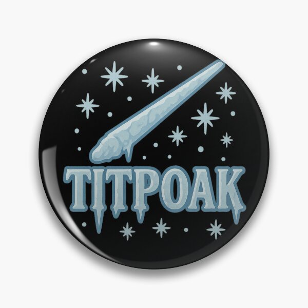 Item preview, Titsoak Sparkly Vampire Meme Parody Sticker Design designed and sold by ArcanePrintsxo.