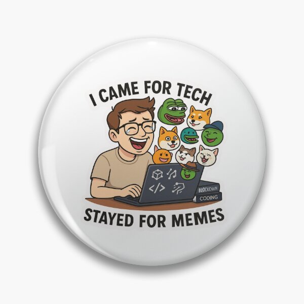 Item preview, I Came for Tech Stayed for Memes Trader designed and sold by DivinelyAligned8.