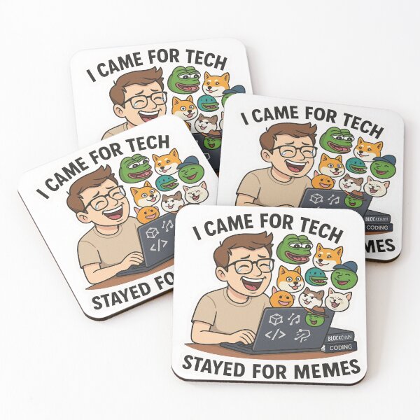 Item preview, I Came for Tech Stayed for Memes Trader designed and sold by DivinelyAligned8.