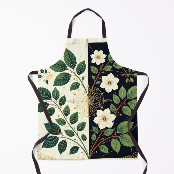 Artikelvorschau, Geometric Botanical Pattern – Nature-Inspired Abstract Design in Calm Earth Tones entworfen und verkauft von MagicalArch.
