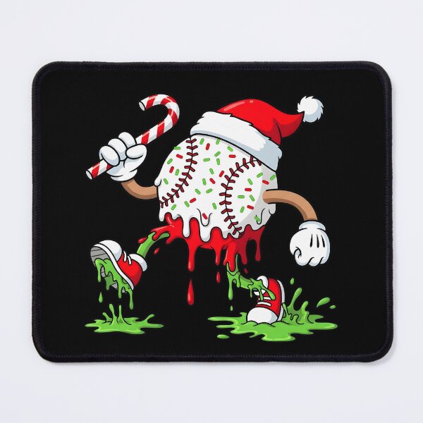 Item preview, Dripping Ice Cream Baseball Santa Hat designed and sold by KroghDs.