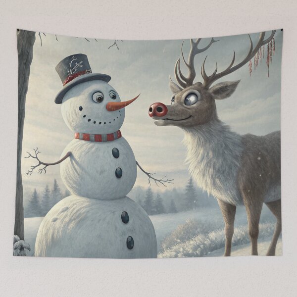 Item preview, Rudolf and Frosty (Spooky Edition) 15 designed and sold by AIfolklore.