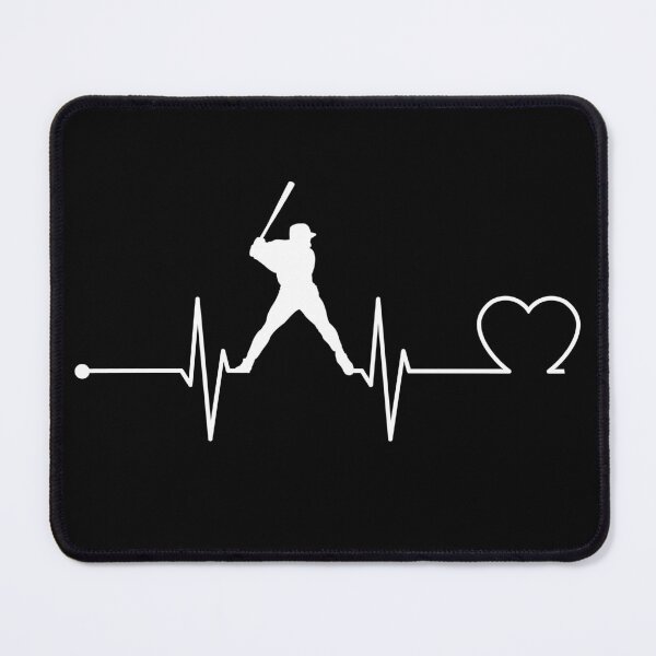 Item preview, Baseball Heartbeat Design for Players and Fans designed and sold by GetGoodFit.