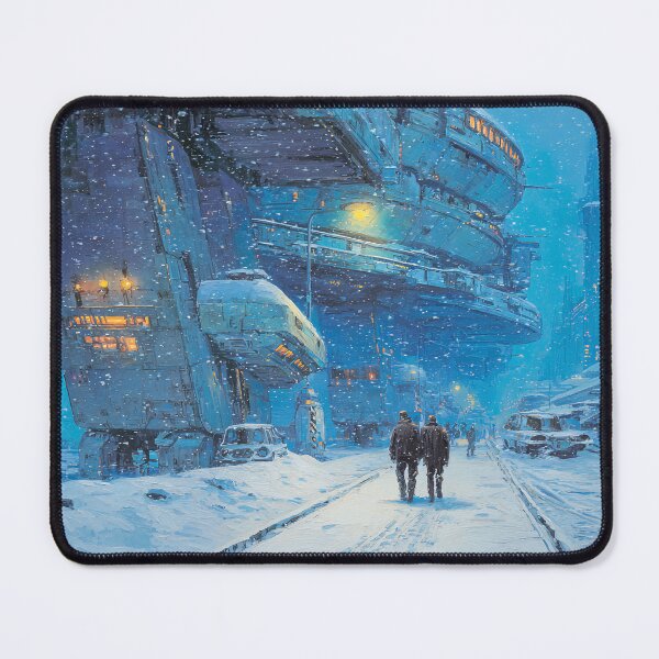 Item preview, Frozen Futuristic City - Snowy Sci-Fi Megastructure designed and sold by BeeFreeStudio.