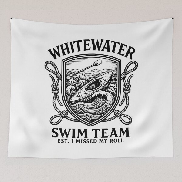 Item preview, Funny Whitewater Swim Team Kayaking Outdoor Adventure designed and sold by gunaone-design.
