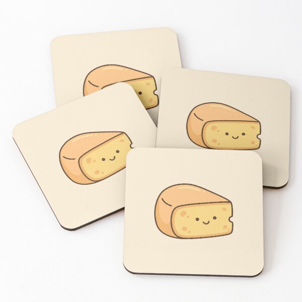 Item preview,  Cute Gouda Cheese Cartoon Illustration designed and sold by Verycutethings.