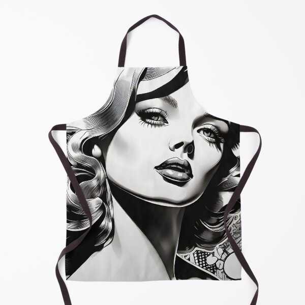 Item preview, black and white pop art designed and sold by aledfychan.
