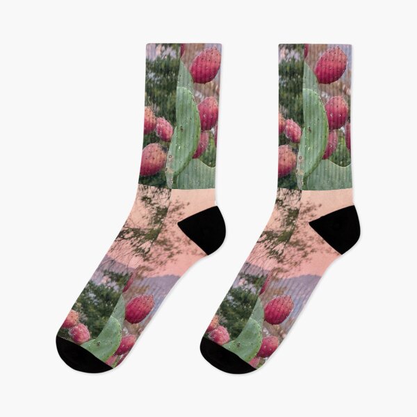Item preview, Prickly Pear at Desert Sunset designed and sold by TrisaThyme.