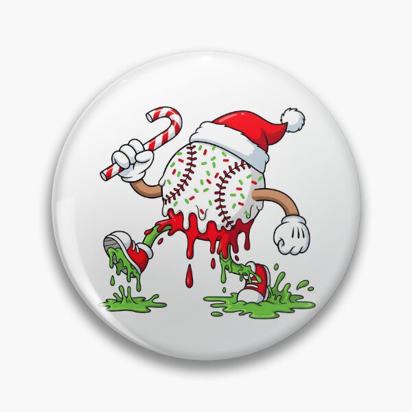 Item preview, Christmas Dripping Ice Cream Baseball Santa Hat designed and sold by KroghDs.