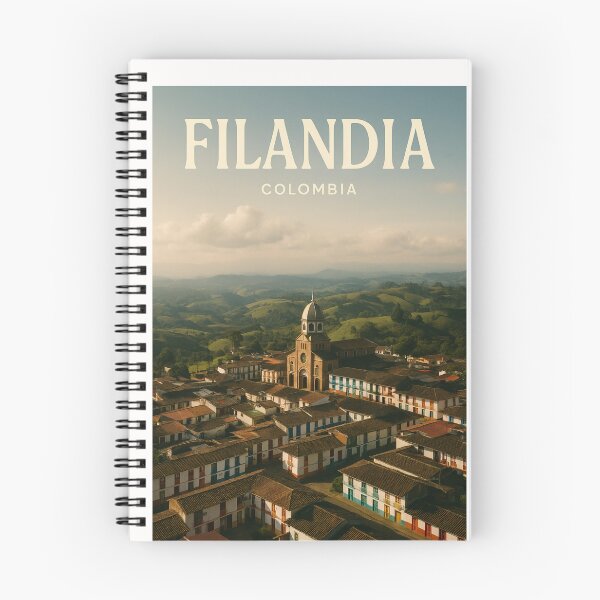 Item preview, Filandia e Iglesia María Inmaculada, Quindío, Colombia designed and sold by Places On Earth.