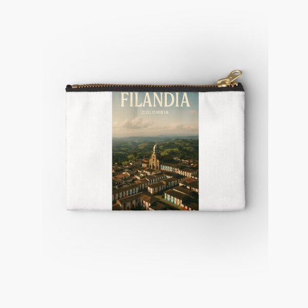 Item preview, Filandia and Iglesia María Inmaculada, Quindío, Colombia designed and sold by Places On Earth.