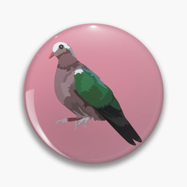 Item preview, C is for Common Emerald Dove, Common Emerald Dove | Bird Lover & Wildlife Art Design designed and sold by PrettylittlepastelUk.