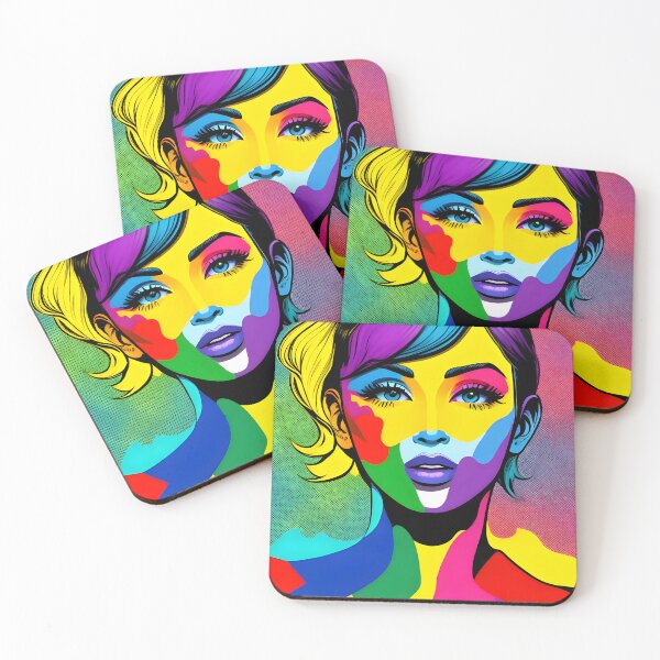 Item preview, colorful pop art design designed and sold by aledfychan.