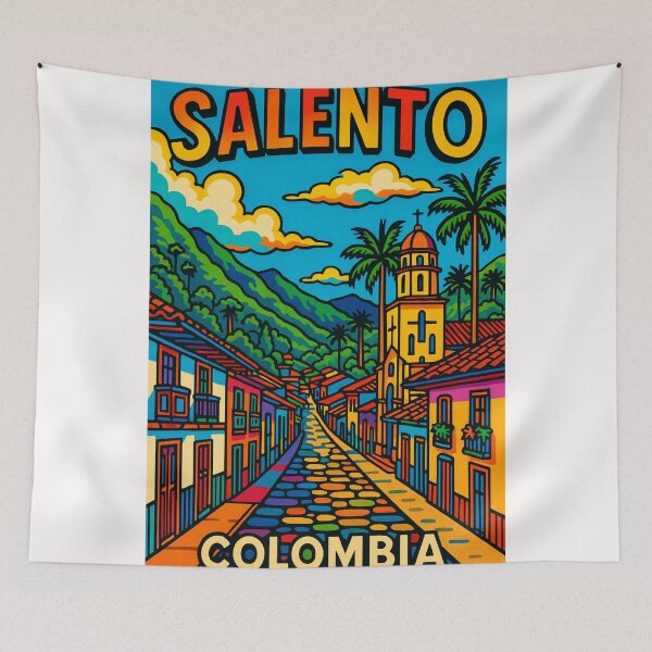 Item preview, Salento with Valle de Cocora and Wax Palms, Quindío, Colombia designed and sold by Places On Earth.