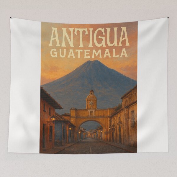 Item preview, Santa Catalina Arch and Volcán de Agua, Antigua Guatemala designed and sold by Places On Earth.
