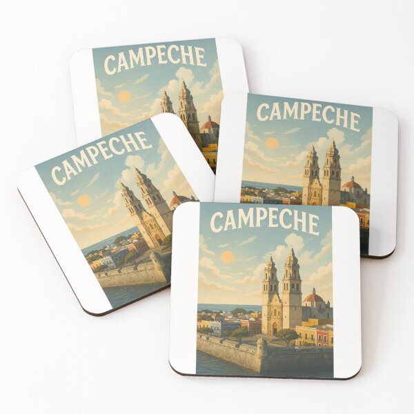 Item preview, Campeche Cathedral and Walled Old Town, Gulf of Mexico, México designed and sold by Places On Earth.