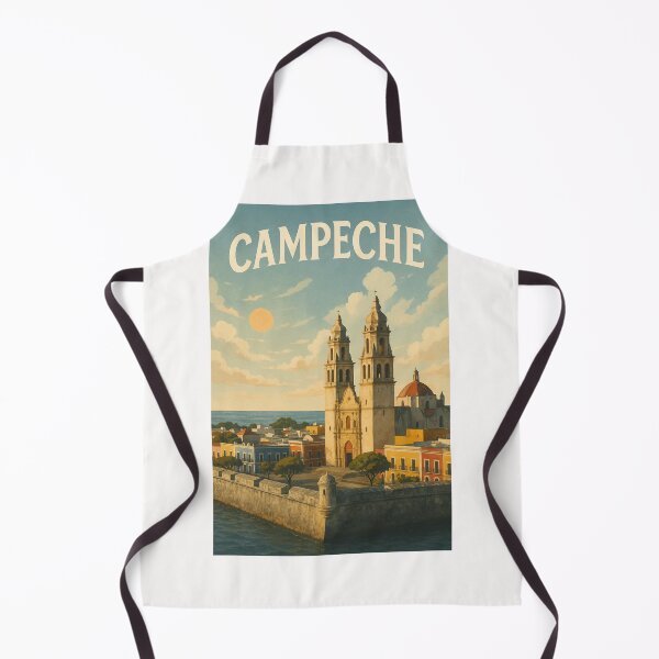 Item preview, Campeche Cathedral and Walled Old Town, Gulf of Mexico, México designed and sold by Places On Earth.