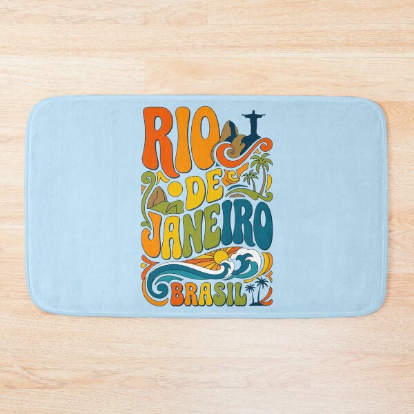 Item preview, Rio de Janeiro Brazil Groovy Retro Travel  designed and sold by WAMTEES.