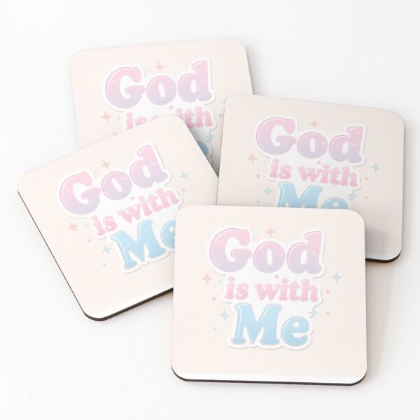 Item preview, God Is With Me – Christian Faith Encouragement Design designed and sold by Illustrated Faith.
