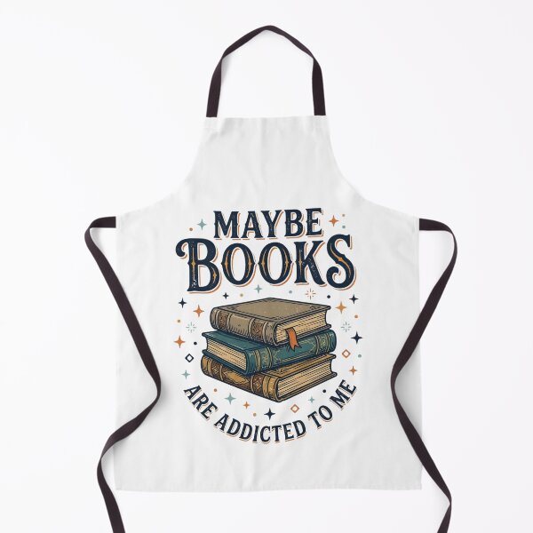 Item preview, Maybe Books Are Addicted To Me, Funny Book Lover Gift, Vintage Book Stack Graphic Tee for Readers Bibliophiles designed and sold by saloui.