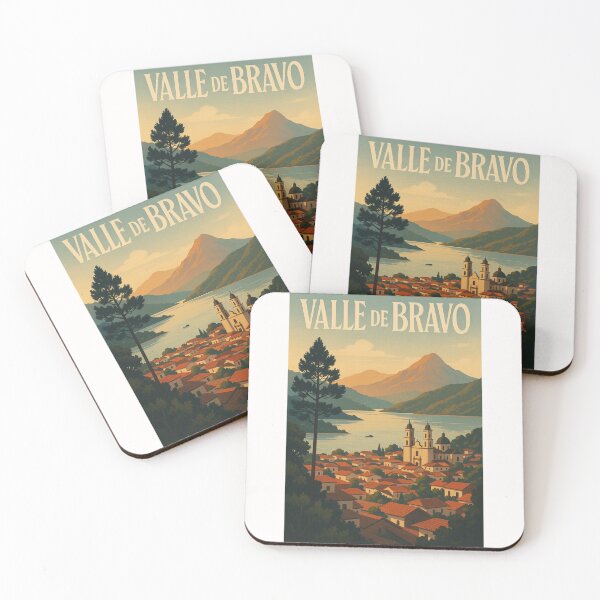 Item preview, Valle de Bravo at Sunset with Mountain Landscape, Estado de México designed and sold by Places On Earth.