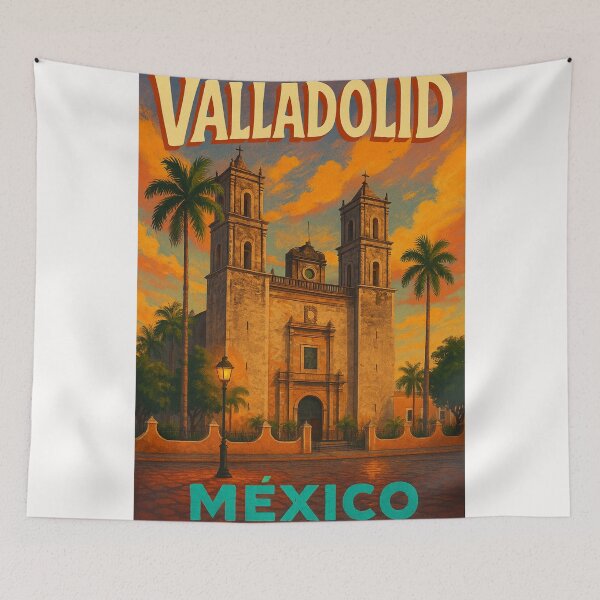 Item preview, Catedral de San Servacio in Valladolid, Yucatán, México designed and sold by Places On Earth.