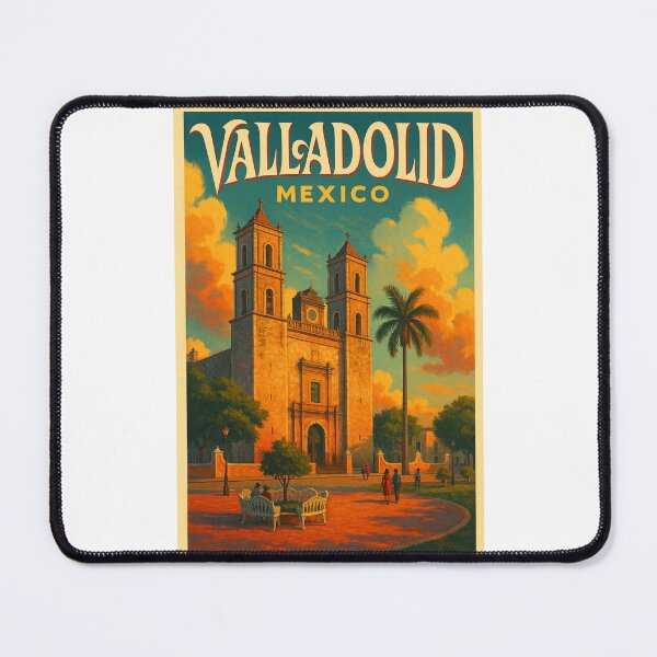 Item preview, Valladolid Town Plaza and Cathedral in Yucatán, México designed and sold by Places On Earth.