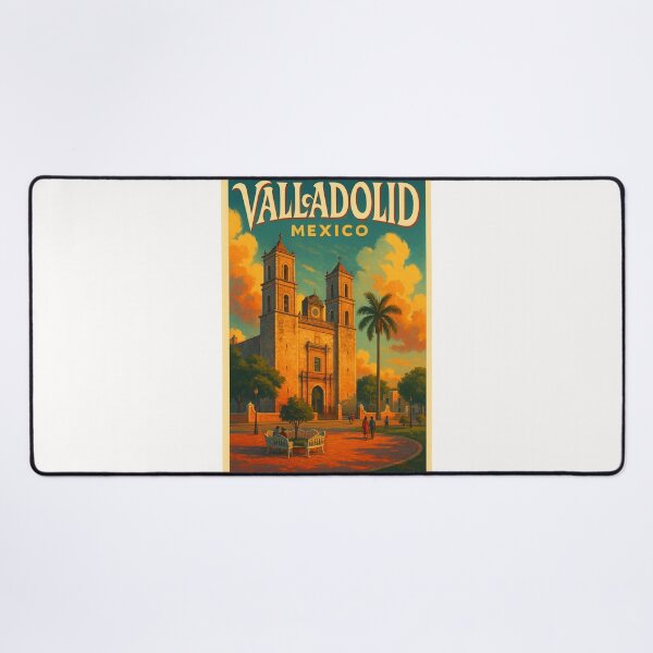 Item preview, Valladolid Town Plaza and Cathedral in Yucatán, México designed and sold by Places On Earth.