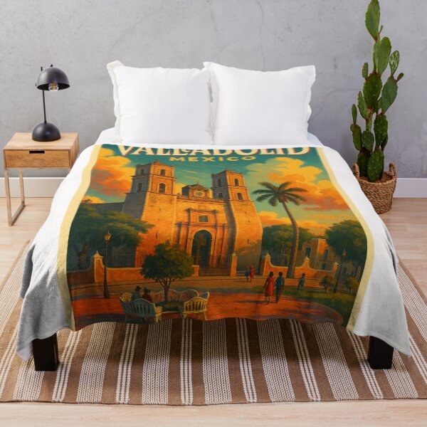 Item preview, Valladolid Town Plaza and Cathedral in Yucatán, México designed and sold by Places On Earth.