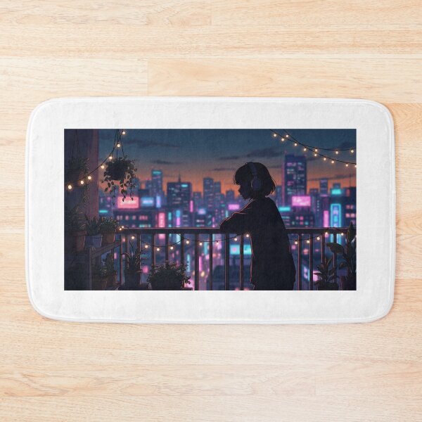 Item preview, Lo-fi Anime Balcony designed and sold by Tamer ⭐⭐⭐⭐⭐.