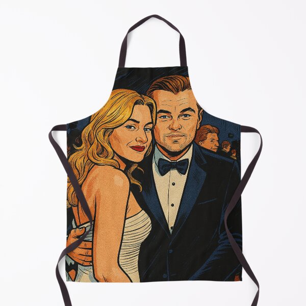 Item preview, Kate Winslet and Leonardo DiCaprio, friends since Titanic (fan art) designed and sold by PopCultureAndStuff.